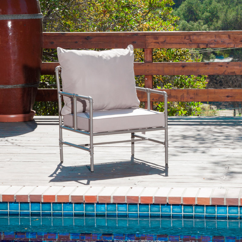 Trent Austin Design Dinuba Outdoor Arm Chair with Cushions & Reviews